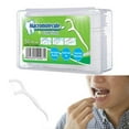 thumbnail image 2 of Bow Toothpick Autumn Discounts! Ankoty White 50Pcs Toothpick 2 in 1 Picks High Toughness Interdental Brush Stick Tongue Scraper Oral Care Tools Send Birthday Gifts, Holiday Gifts, 2 of 5