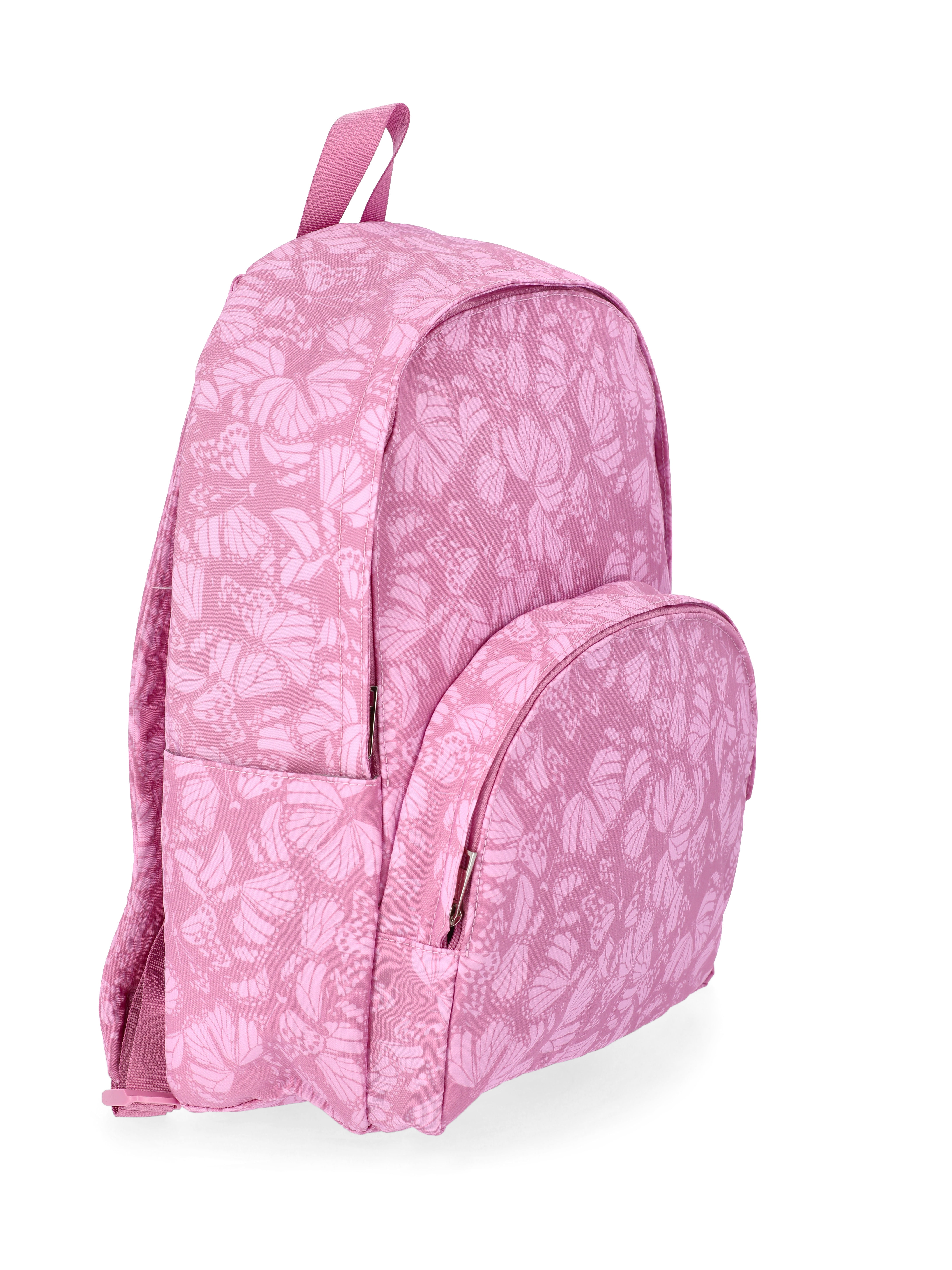 No Boundaries Women's Dome Backpack, Rosy Lilac Butterfly