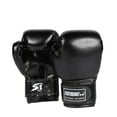 thumbnail image 2 of Guantes Boxeo Entrenamiento Lucha Piel Niños Kickboxing Negro 2pcs Sywqhk Para Estrenar, 2 of 8