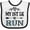 White and Black, variant on Inktastic 1st 5K Race Running Fitness Girls Baby Bib