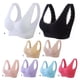 thumbnail image 4 of Sonducket Fitness Bra Mujeres Wireless Push Up Lace Design Sujetador deportivo Yoga Ajustable Chica Ropa interior, Blanco, S Ropa interior blanco METRO Sonducket AP000517-09, 4 of 6