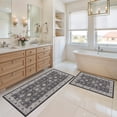 thumbnail image 3 of Runner Rugs Black 2x3+2x4+2x5+2x6 4-Piece Washable Non-Slip Floor Mats, 3 of 9