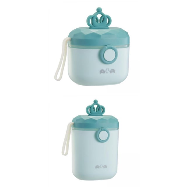 2 Uds Dispensador De Fórmula De Leche Para Bebés Contenedor De Frutas, Aperitivos Y Secos Verde Macarena dispensador de fórmula