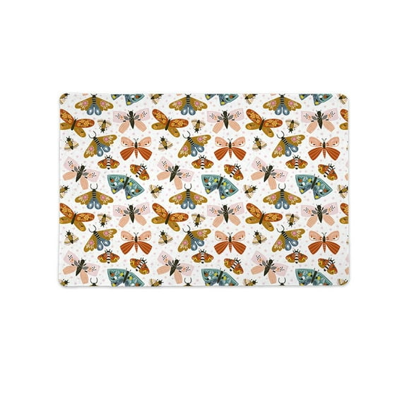 Butterflies And Moths Mat Rectangle -Image by Shutterstock,