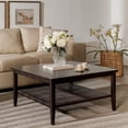 thumbnail image 2 of Liora - Square Rattan Coffee Table, Black, 2 of 7