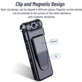 thumbnail image 4 of Multifunctional voice recorder, 1080p high-definition law enforcement recorder, wearable camera, 180° rotating lens, with infrared night vision, suitable for home office use, 4 of 5