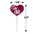 thumbnail image 6 of Mall Rat with Shopping Bags Heart Love Cupcake Picks Toppers Decoration Set of 6, 6 of 6