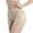 Beige, variant on Women Butt Lifter Shapewear Hi-Waist Double Tummy Control Panty Waist Trainer Body Shaper