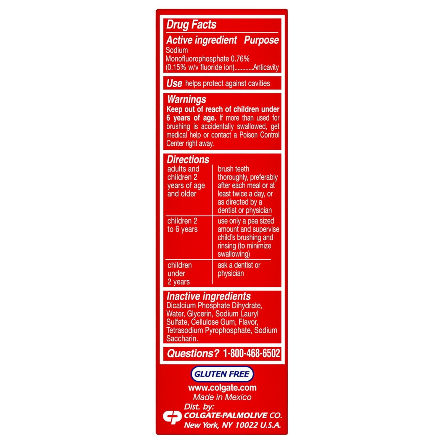 Colgate Cavity Protection Toothpaste, 1 Ounce Tube, 24 Count