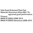 thumbnail image 4 of Side Kickstand Stand Plate Pad For BMW R1200GS 08-12 Adventure 2008-2014 Black, 4 of 4