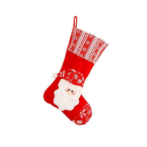Vikakiooze 2022 Christmas Sale! Christmas Decor Christmas Stockings Three-dimensional Santa Claus Gift Bags Sock