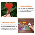 thumbnail image 4 of 150pcs Plastic Plant Labels 3.26" x 1.97" Reusable Waterproof Garden Tags for Nursery, Red, 4 of 7