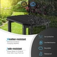 thumbnail image 5 of Giantex Small Side Table, Weather Resistant Square Tea Table, Beside End Tables(1, Black), 5 of 6