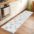 thumbnail image 3 of Easter Bunny Area Rugs Collection 2'x6', Spring Purple Flower Rustic Rabbit Farmhouse Non Slip Indoor Rectangle Throw Runner Rug Floor Mat Carpet for Living Room Dining Table Bedroom Nursery, 3 of 9