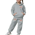 thumbnail image 7 of Preppy Trendy Cheetah Print Bow Hoodie & Sweatshirt - 2 Piece Fall Outfit for Teen Girls, 7 of 7