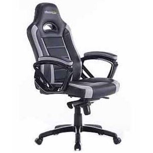 ALPHA GAMING CHAIR GAMER RACING HIGH BACK CHAIR ADJUSTABLE NECK AND