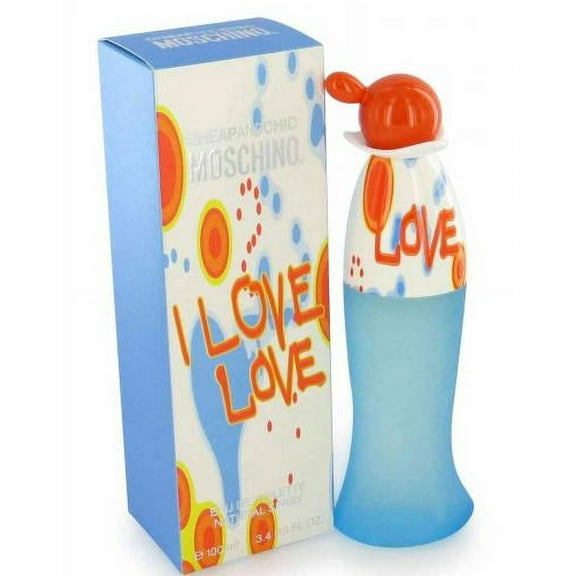 Moschino I Love Love Eau De Toilette Spray, Perfume for Women, 3.4 Oz / 100 Ml