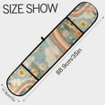 thumbnail image 3 of Yayeee Double Oven Mitt Kitchen Heat Resistant Baking 35" x7" Quilted Glove, Beige Rainbow Clouds, 3 of 6