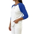 thumbnail image 7 of yillto Long Sleeve for Women Shirts Lightweight Soft Basic Round Neck Casual Loose Tshirts Tops, 7 of 7