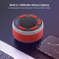 thumbnail image 3 of Altavoz De Ducha Bluetooth Con Ventosa, Pantalla De Batería De Reloj LED, Luz RGB, Sonido Estéreo De 360, Altavoz Portátil Resistente Al Agua Para Baño Y Uso Al Aire Libre, 3 of 7