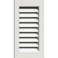 thumbnail image 2 of Ekena Millwork 28"W x 20"H Rectangle Gable Vent (33"W x 25"H Frame Size) Functional, PVC Gable Vent with 1" x 4" Flat Trim Frame, 2 of 14