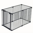 thumbnail image 3 of Safety Gate, Outdoor Fence Gate With Reinforced Frame, Wall Mounted Hardware Steel 4-in-1 Metal Safety Door For Corridor, Doorway, House Stairs, 3 of 7