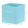 thumbnail image 4 of Unique Bargains Fabric Storage Cube Storage Bin Light Blue 11*10.6*10.6in, 4 of 6