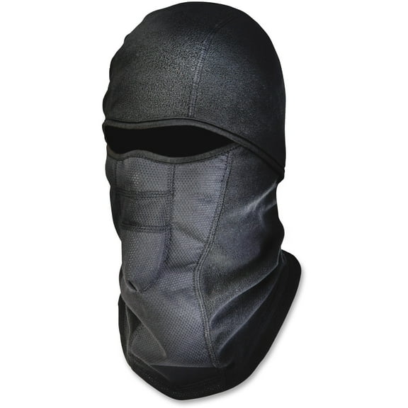 Ergodyne N-Ferno 6823 Winter Ski Mask Balaclava, Wind-Resistant Face Mask, Thermal Fleece, Black