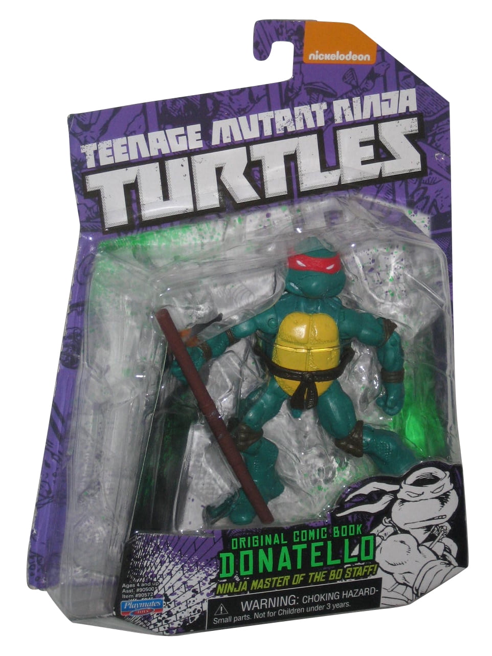 Teenage Mutant Ninja Turtles Comic Book Playmates Donatello Figure ...