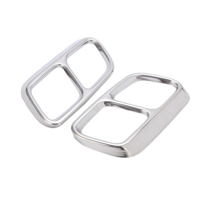 Rear Pipe Cover, Stainless Steel Tail Pipe Frame Sturdy For Replacement For - CLS W218 2012-2017