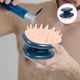 thumbnail image 5 of 1pc Silicone Body Scrubber Portátil Cuero cabelludo Masajeador Cepillo de pelo del cuerpo (azul), 5 of 5