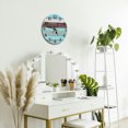 thumbnail image 1 of Décorations Horloge Murale Style de Noël pour Salon Chambre Affichage 24 Heures Horloge Suspendue Moderne en Panneau Densité avec Design, 1 of 5