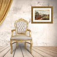 thumbnail image 3 of Jozsef von Molnar 24x19 Gold Ornate Framed and Double Matted Museum Art Print Titled - A Summer Day by the River, 3 of 4
