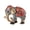 Red, variant on SmartBy Unisex Brooch Rhinestone Decor Retro Oil-drip Enamel Elephant Shape Anti-slip Suit Coat Collar Hat Scarf Decoration Clothes Pin Party Prom Bride Wedding Garment Jewelry