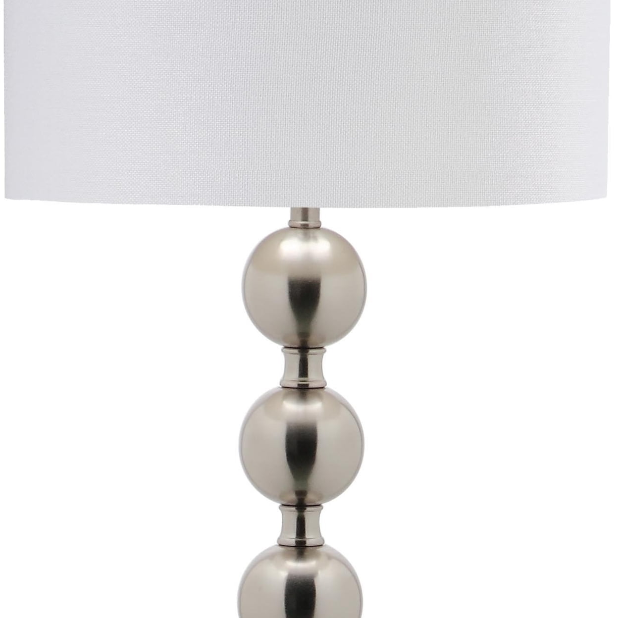 SAFAVIEH Reflections 58.5 in. High Stacked Ball Floor Lamp, Nickel