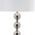 thumbnail image 6 of SAFAVIEH Reflections 58.5 in. High Stacked Ball Floor Lamp, Nickel, 6 of 6