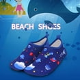 thumbnail image 4 of GAQLIVE Boys Girls Quick Drying Swim Water Shoes Kids Cartoon Beach Barefoot Shoes, 4 of 4