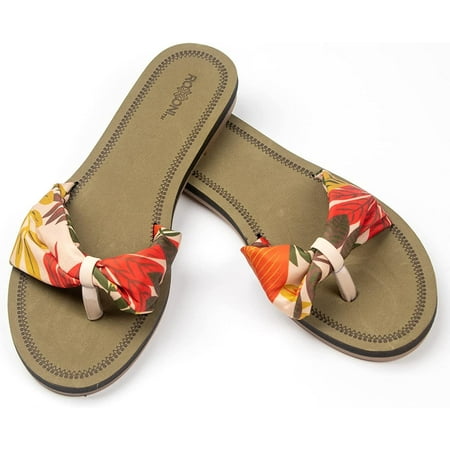 

Floral Lace Strap Slippers for Women Cute Womens Slippers with Color Flower Patterns Boho Indoor Outdoor Womens Slippers for Summers Stylish & Trendy Casual Slippers for Women