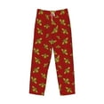 thumbnail image 4 of Daiia Hohey Bee Golden Men's Sleep Pant with Pockets and Drawstring,Pajama Pants-Large, 4 of 9
