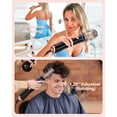 thumbnail image 2 of Kit de secador de aire caliente giratorio Terviiix 4 en 1 con cepillos - 1000 W con cepillos redondos giratorios (2 tamaños), voluminizador ovalado y difusor - Ideal para cabello rizado, con botones g, 2 of 5