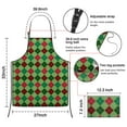 thumbnail image 3 of Christmas Adjustable Waterproof Apron for Adults 33x27 Inch – Cooking Apron with 2 Large Pockets, Durable Polyester Bib for Kitchen, Baking, BBQ, and Home Use, 3 of 6