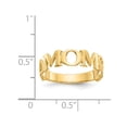 thumbnail image 4 of 14K Yellow Gold Polished MOM Ring (size 6.5), 4 of 4