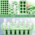 thumbnail image 4 of Bandejas de silicona for cubitos de hielo con tapas, 28 mini moldes for hielo for tazas más frías, perfectos for enfriar bebidas, cócteles, cerveza y café, 4 of 4
