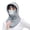 Light Grey, variant on Winter Cycling Face Guard Neck Gaiter Breathable Thick Warm Windproof Outdoor Skiing Motorcycle Bandana Balaclava Hat Neck Scarf Face Shield