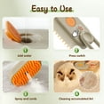 thumbnail image 5 of ACDANC 2026 New Cat Brush Cloud Care Pet Brush Cats Brush Defur Comb for Cats Dog (White) for Grooming, Shedding Control, Detangling, Daily Pet Care, Home Use., 5 of 7