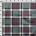 thumbnail image 3 of oneOone Cotton Flex Fabric Tartan Check Print Sewing Fabric BTY 40 Inch Wide, 3 of 4