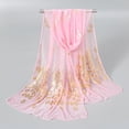 thumbnail image 3 of Shawls and Wraps for Evening Dresses,Women Formal 1920s Sequin Peacock Sheer Shawls and Wraps for Wedding Pink, 3 of 4