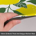 thumbnail image 5 of Yellow Lemon Kitchen Rugs and Mats Set 2 Pcs Lemons and Leaves Themed Anti Fatigue Waterproof Floor Mat Comfort Standing Runner Mat for Kitchen, Sink, Laundry (17.3" x28" + 17.3" x 47" Thick 0.4" ), 5 of 6