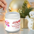 thumbnail image 2 of Lavender Scented Candle – Valentine’s Day Gift for Him or Her – Heart Bouquet Design – Romantic Home Fragrance Candle, 2 of 4