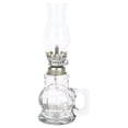 thumbnail image 3 of Lámpara de queroseno de cristal vintage, lámpara de queroseno retro, linterna de aceite portátil antigua, 3 of 8